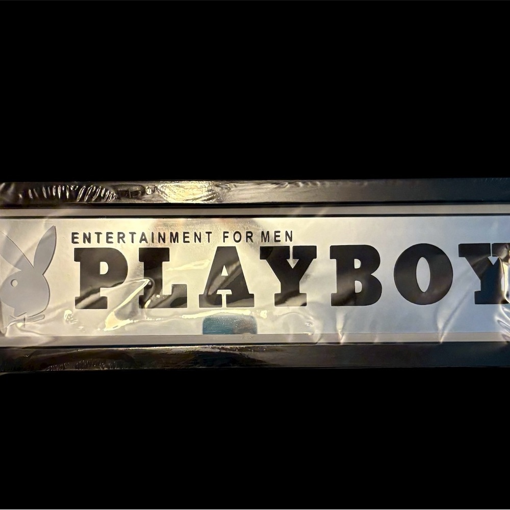 PLAYBOY Monochrome Logo Display